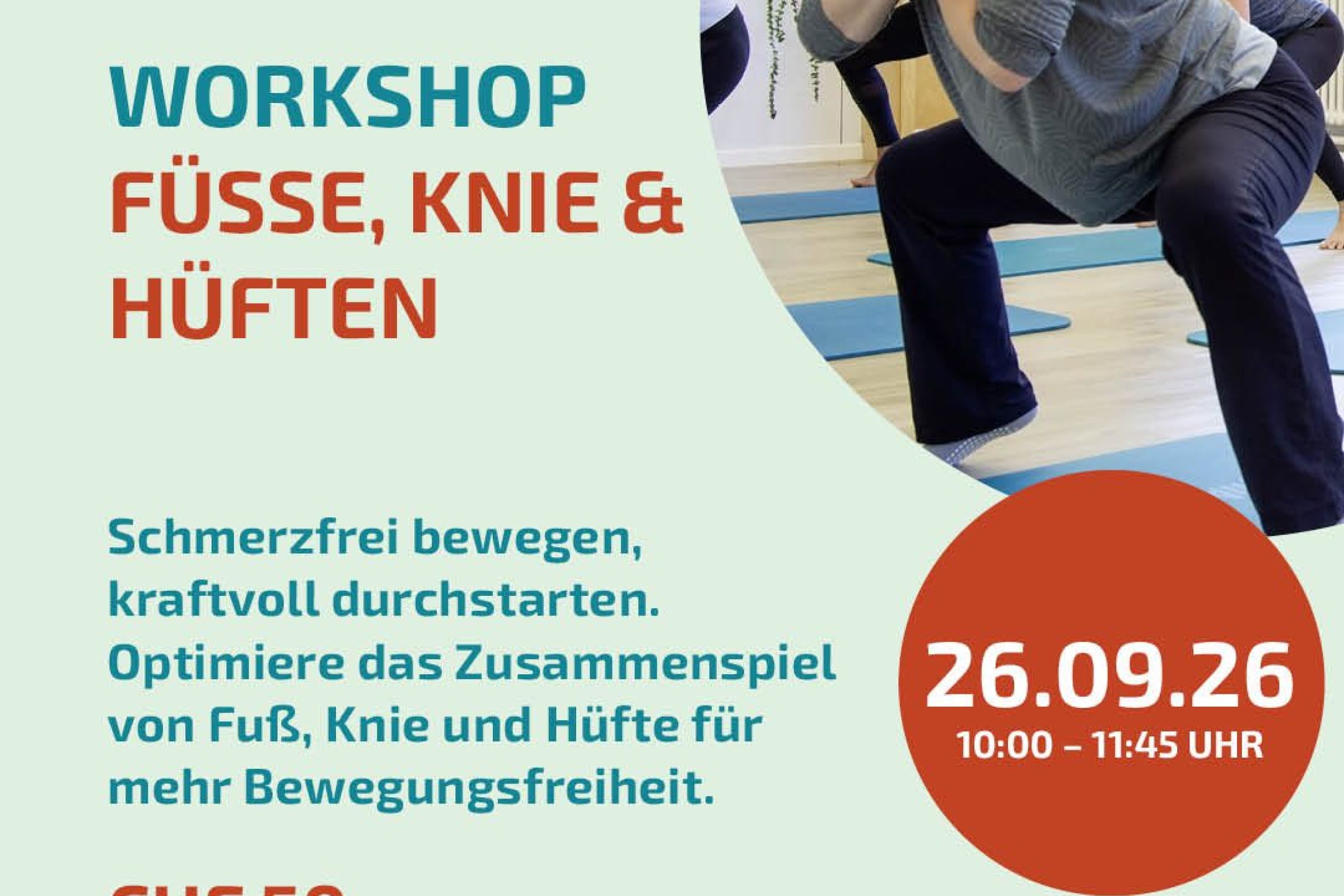 Workshop "Füsse, Knie und Hüften"
