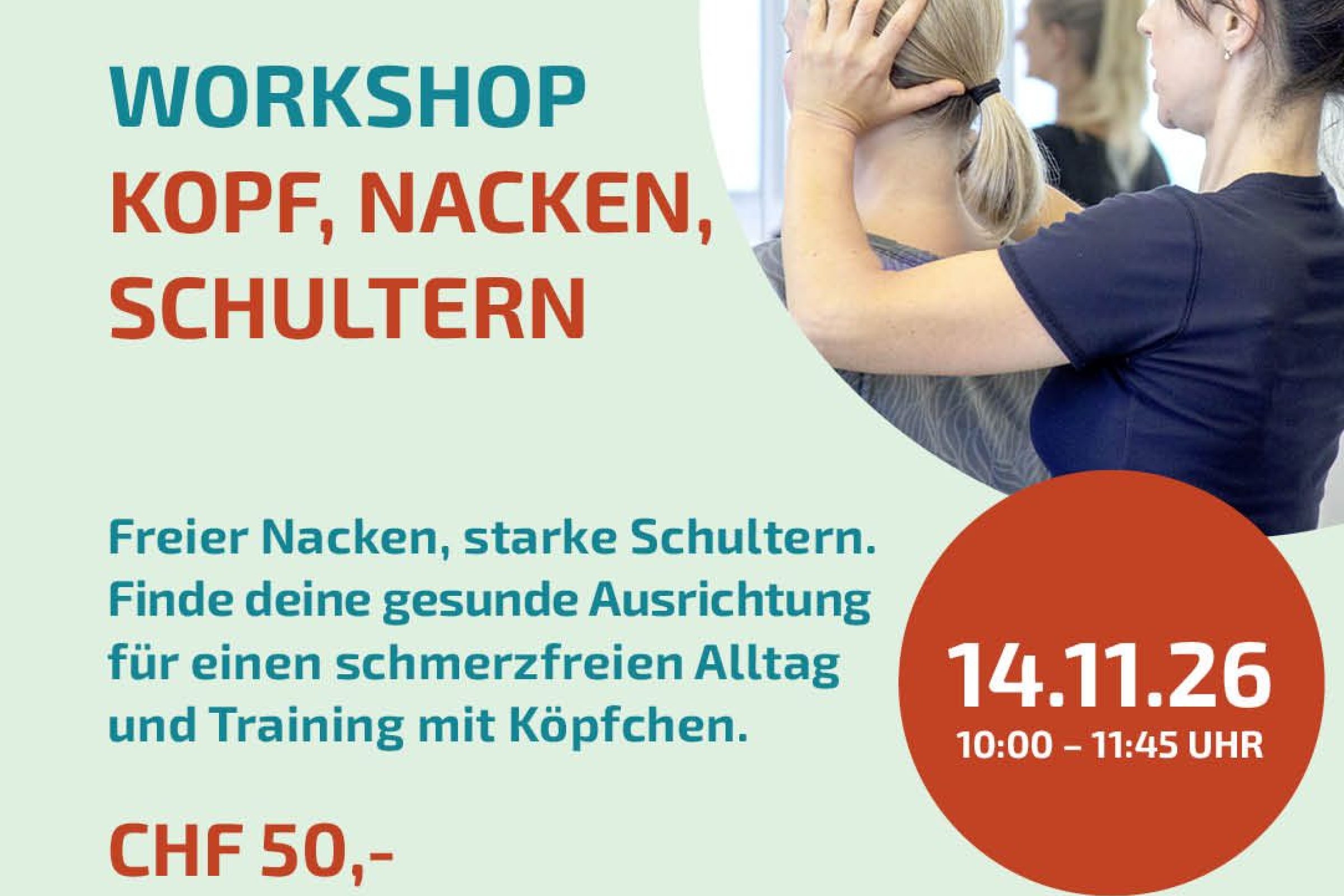 Workshop "Kopf, Nacken und Schultern"